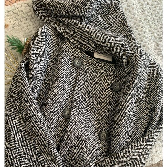 Aeropostale Tweed Like Double Breasted Coat - Picture 2 of 13